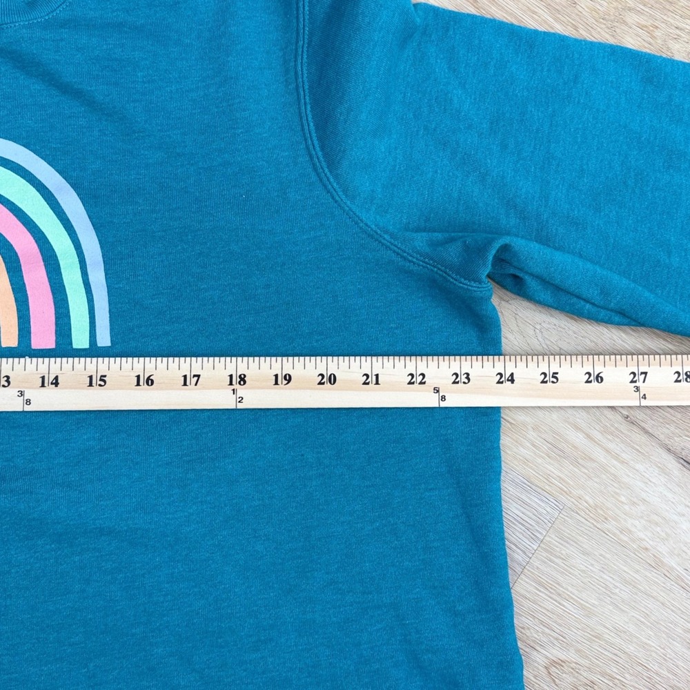 PositiviTees Dream Big Rainbow Sweatshirt Women Size L 12-14
Cozy Relaxed EUC - Picture 5 of 7